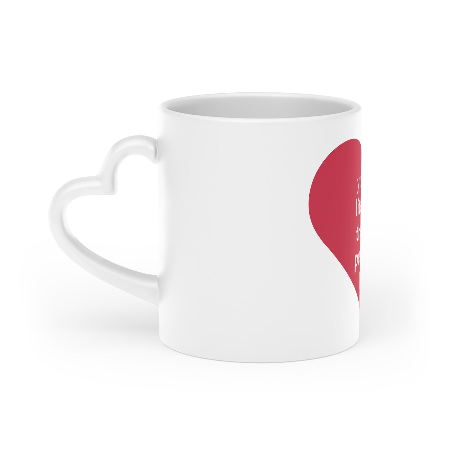 Heart-Shaped Coffee Mug