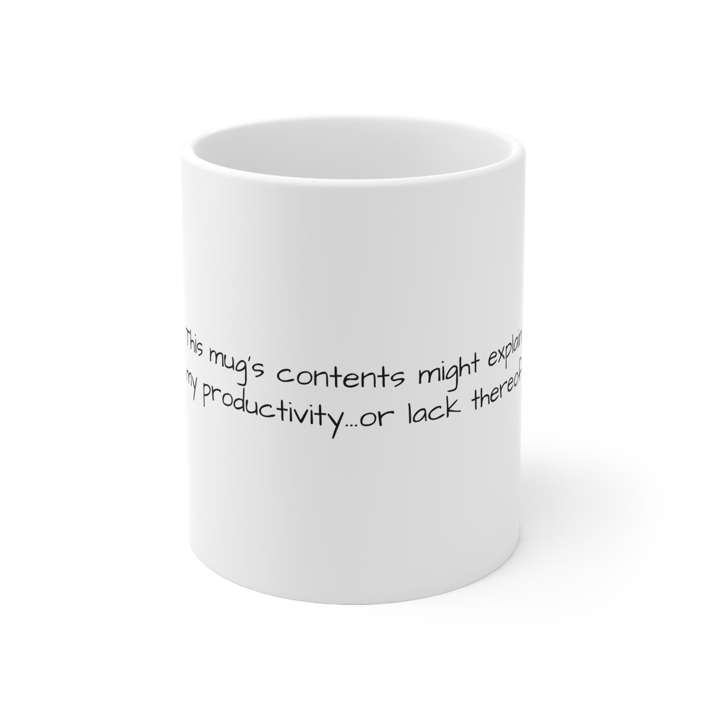 Productivity Ceramic Coffee Mug 11oz