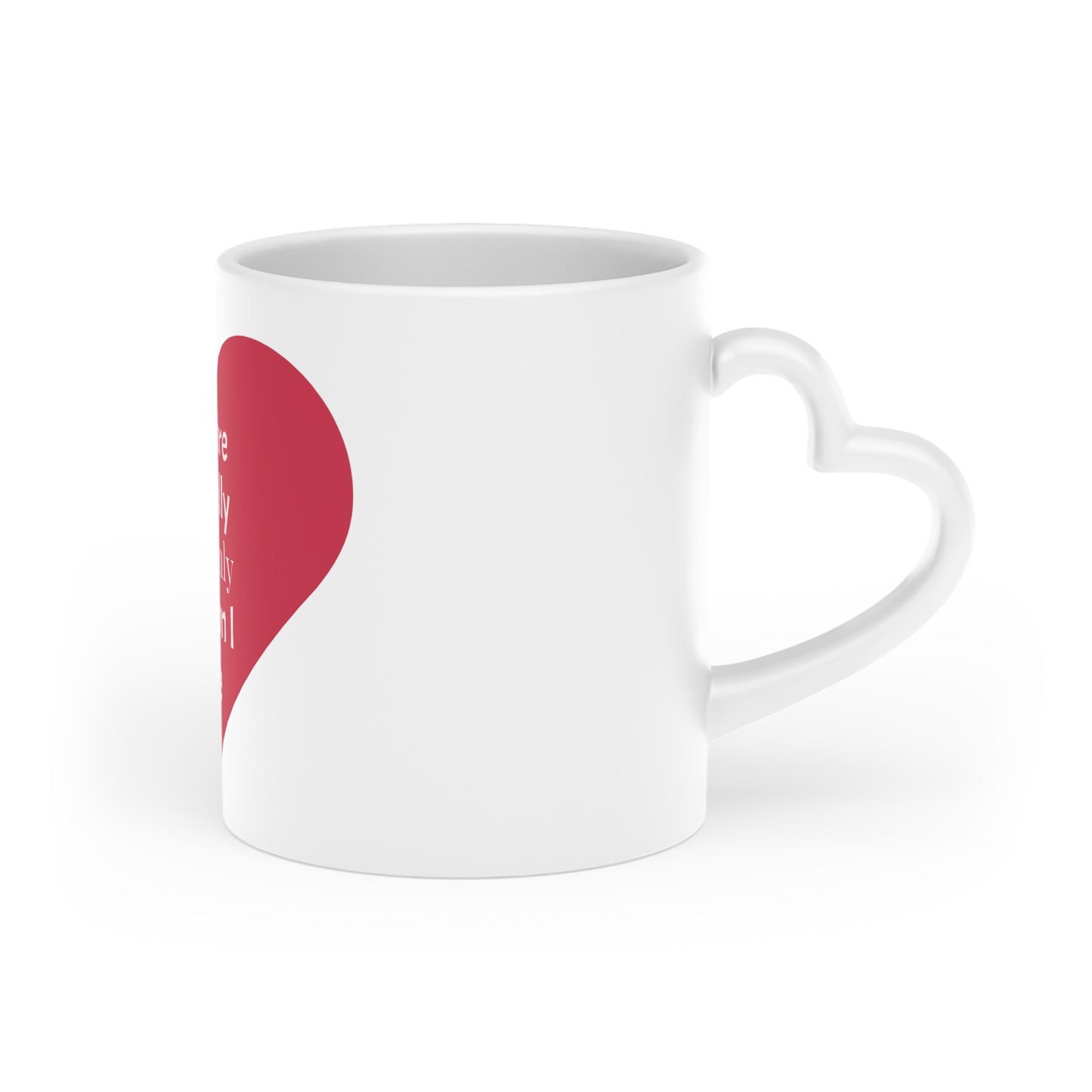 Heart-Shaped Coffee Mug