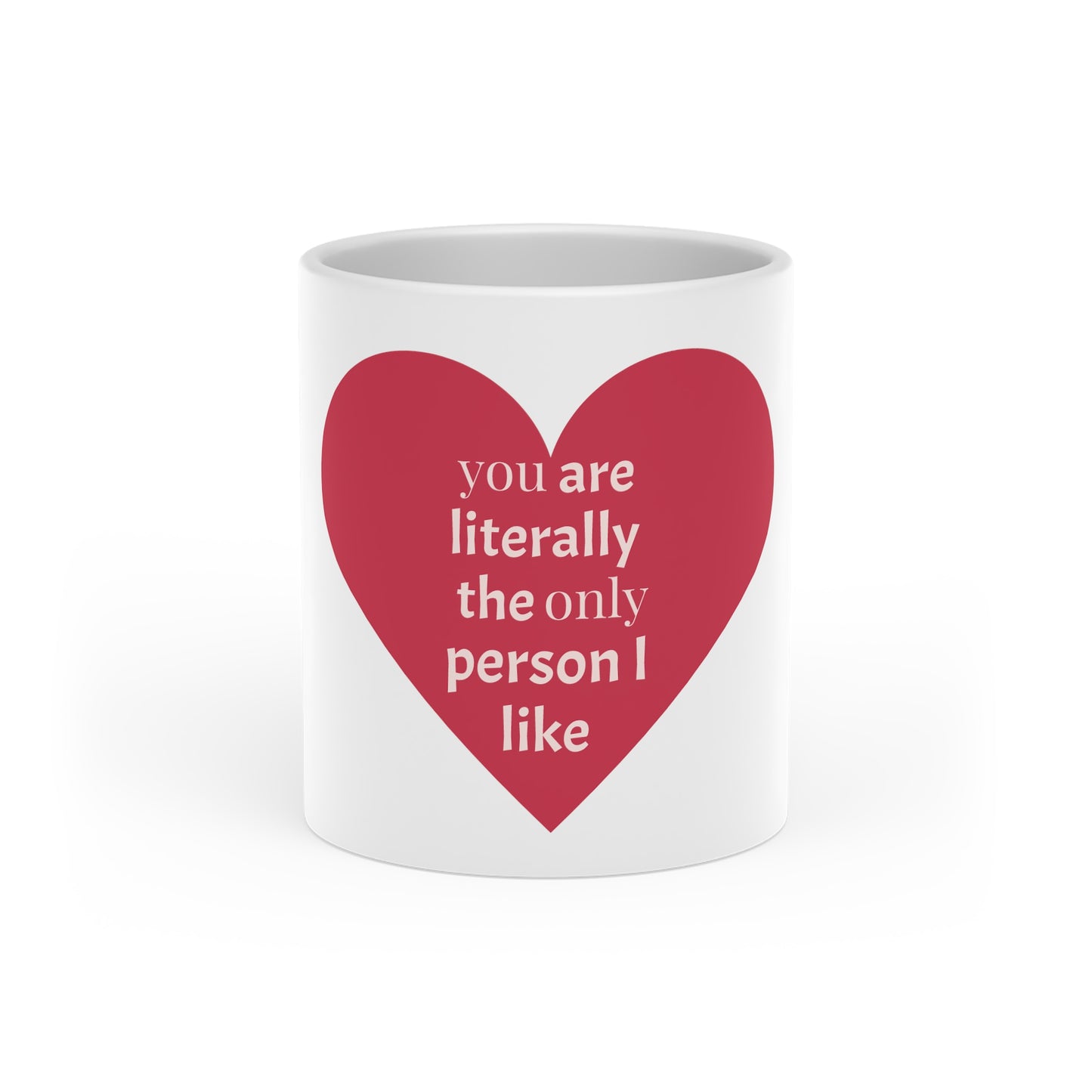 Heart-Shaped Coffee Mug