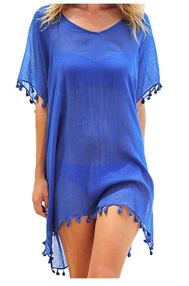 Women Beach Cover Up Lace Hollow Crochet Swimsuit Beach Dress Women 2021 Summer Cover-Ups Bathing Suit Ladies Beach Wear Tunic