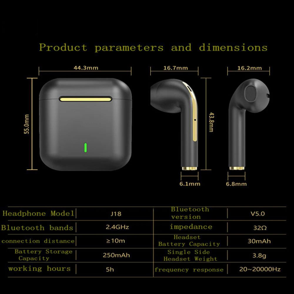 Wireless Bluetooth Headphones with Mic