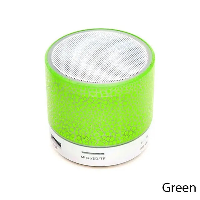 Bluetooth Wireless Mini Speaker with Colorful LED, TF Card, USB Subwoofer, Portable MP3 Music Sound Column For PC Phone