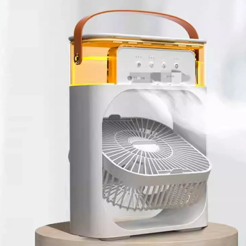 Portable 3 In 1 Humidifier Fan AIr Conditioner Household Small Cooler Hydrocooling Air Adjustment 3 Speed Fans For Home Office