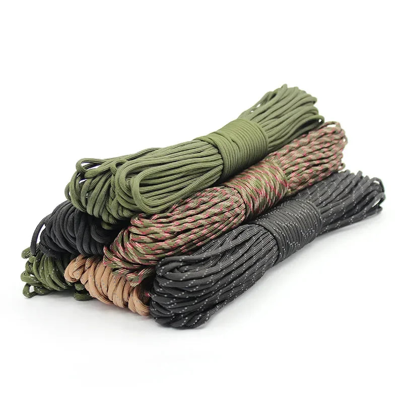 Paracord Cord 3 8 16 M Dia.4mm for Outdoor Camping Survival Lanyard Parachute Rope Hiking Tent Accessories