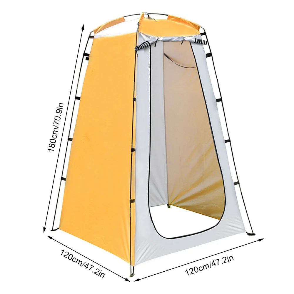 Portable Privacy Shower Tent Outdoor Waterproof Changing Room Shelter for Camping Hiking Folding Beach Toilet Shower Bathroom