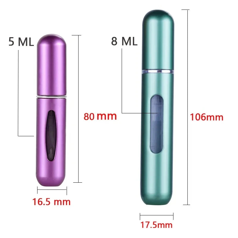 Refillable Travel Mini Perfume Bottle, Portable Cosmetic Bottle 8ml /5ml