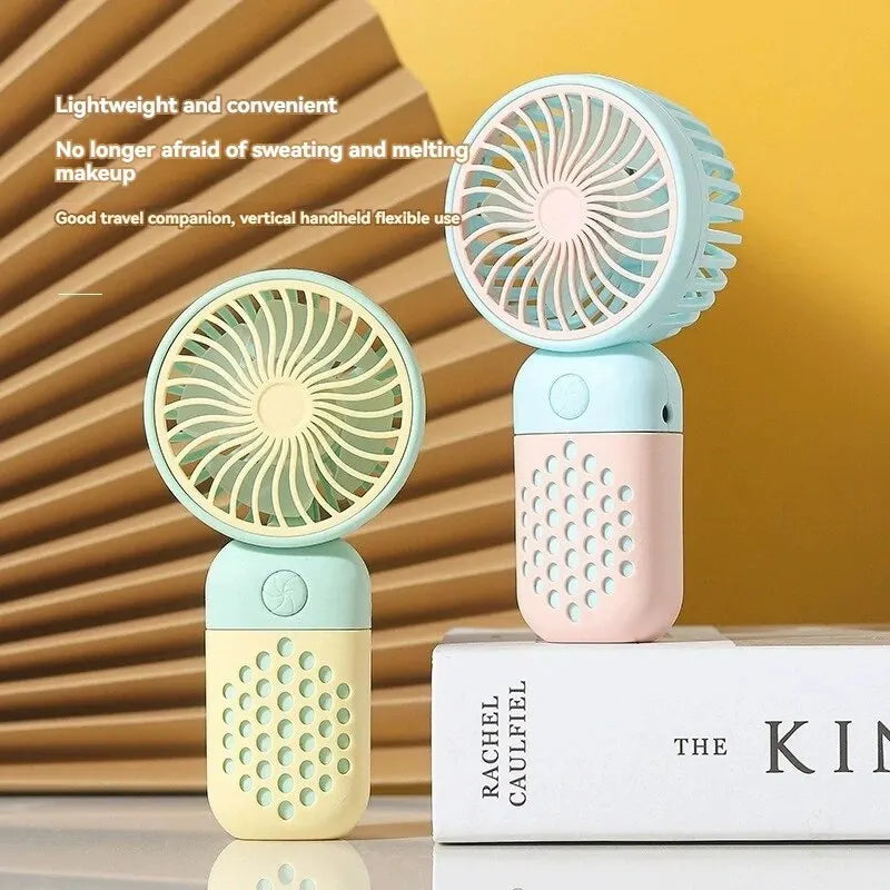 2024 New Handheld Charging Fan Cute Small Student Charging Small Fan Portable Mini USB Fan Mini Pocket