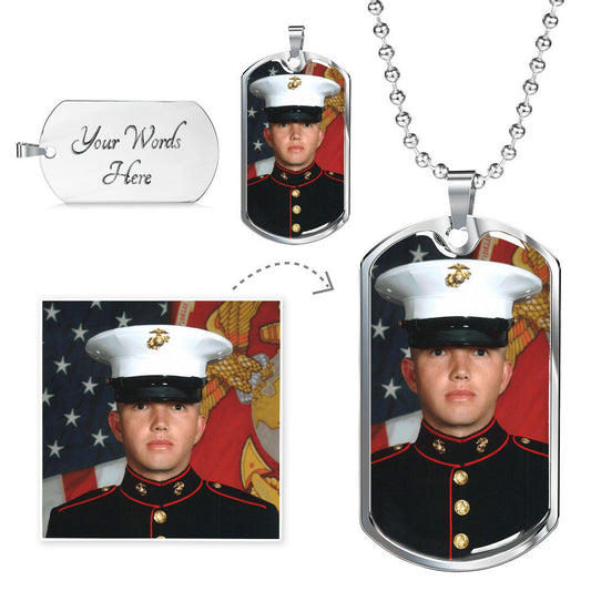 Personalized Dog Tag with Photo